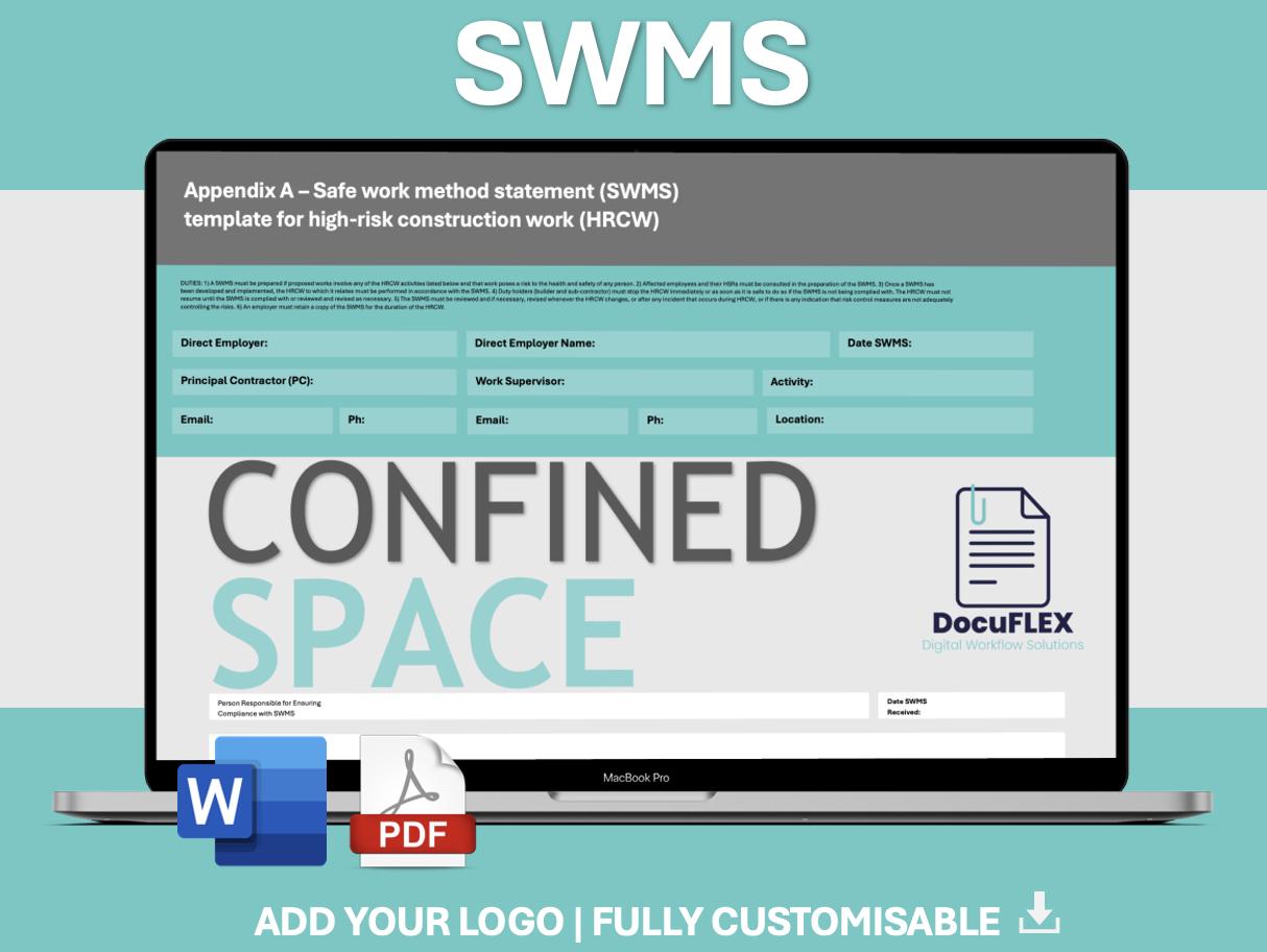 HVAC SWMS Bundle | 8 Safe Work Method Statements | WHS Compliance | Editable Safety Templates